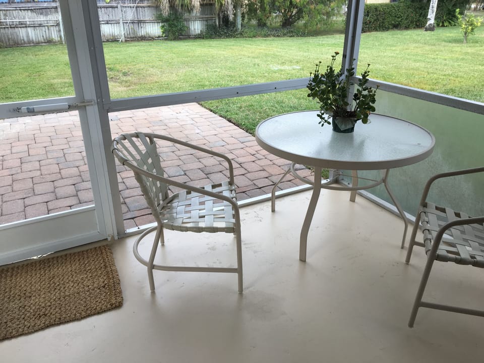 Patio area
