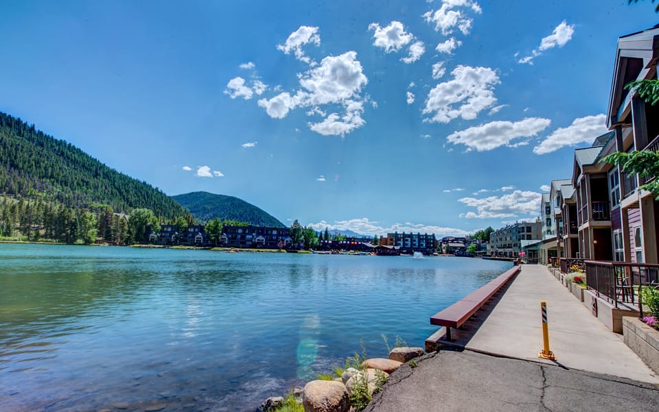 Lakeshore Condo has a walking path literally all round the lake .