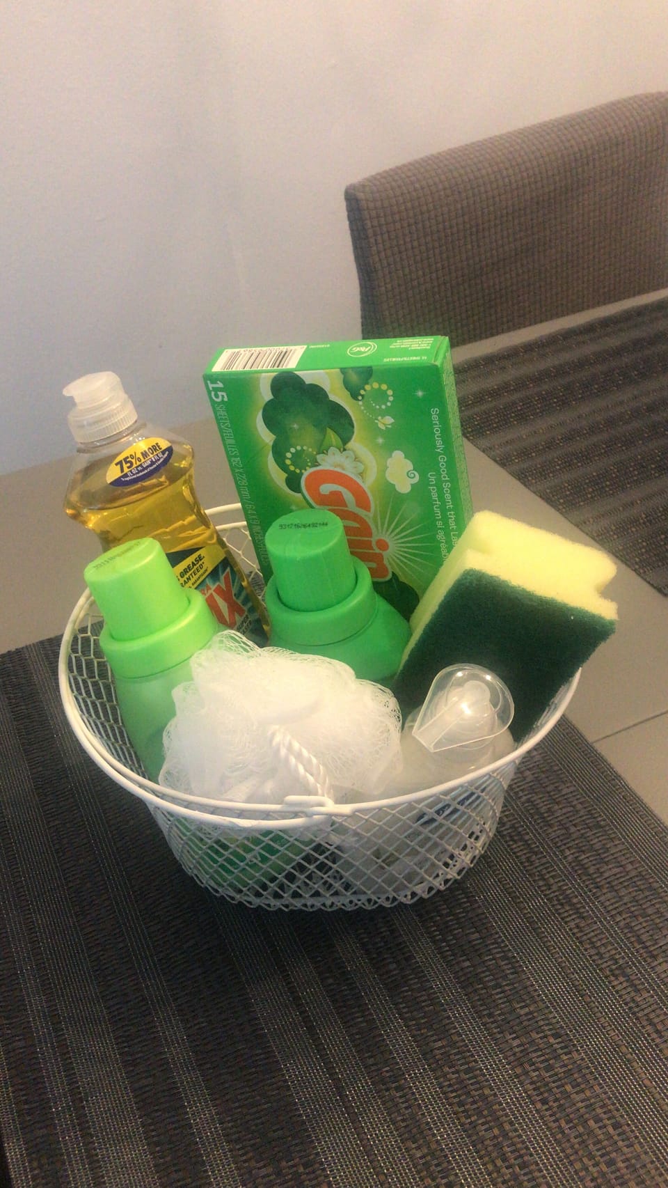 Welcome basket ! 