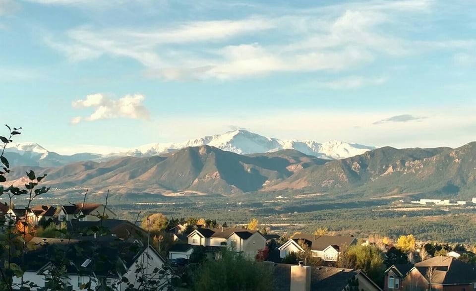 August view from deck off of living room