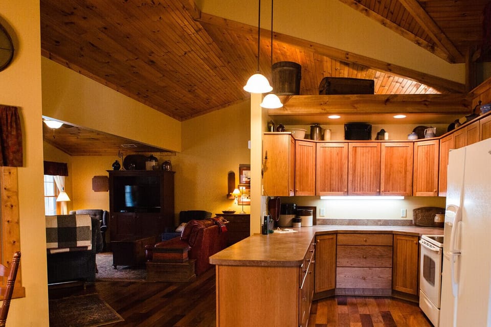 Family Room and Kitchen