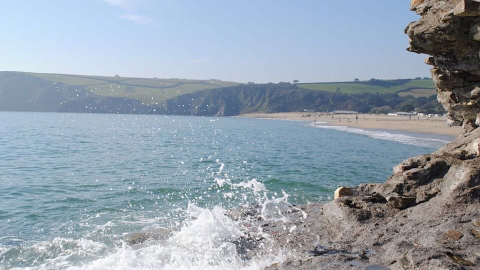 Pentewan Beach.