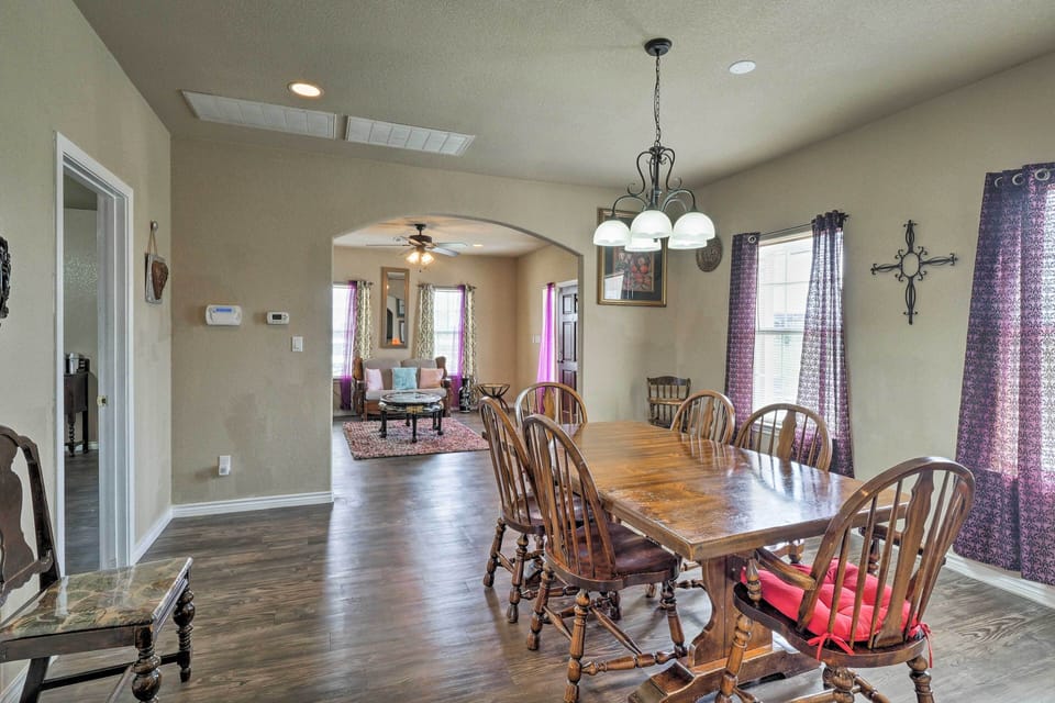 You'll feel right at home as you dine with the family.