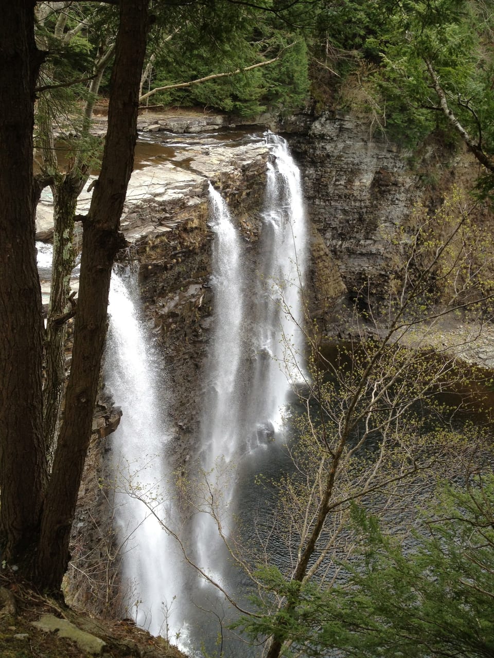 Nearby Salmon River Falls 5 mins drive away
