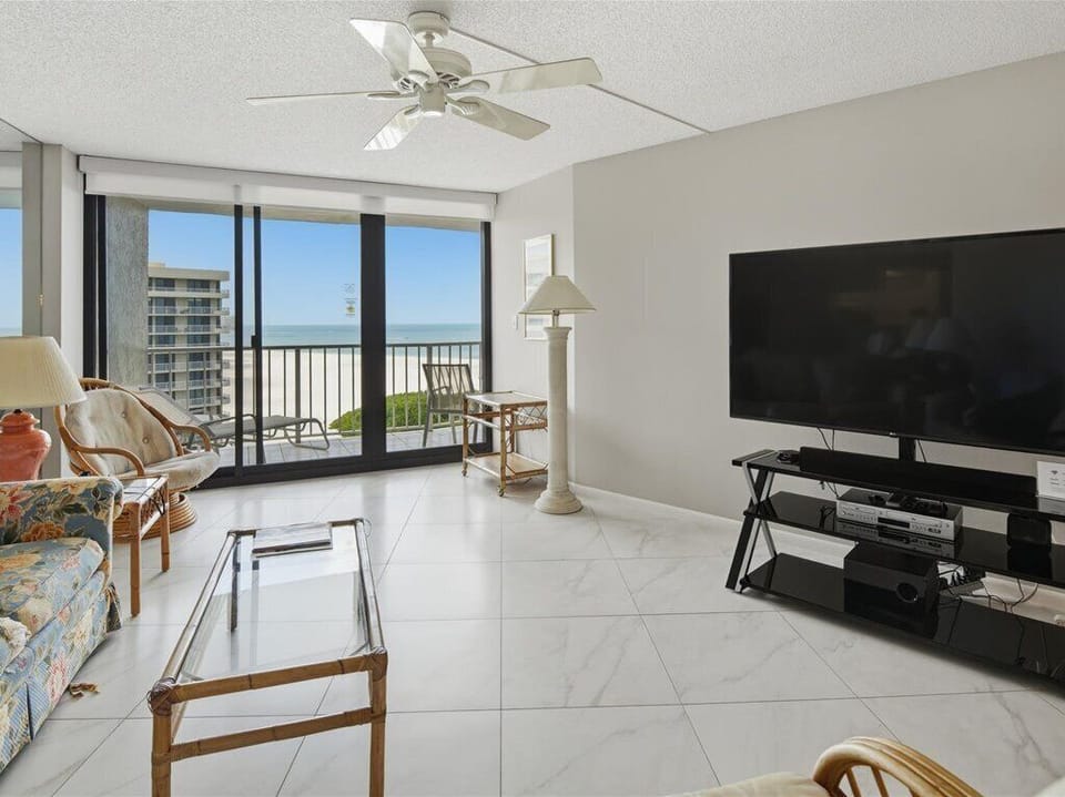 Living Room with balcony access