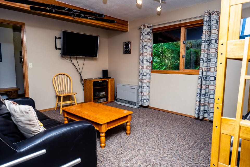 Flat screen tv in family room.  