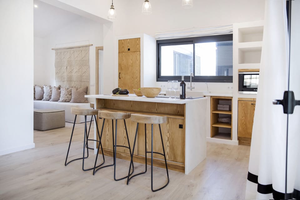 Open plan kitchen