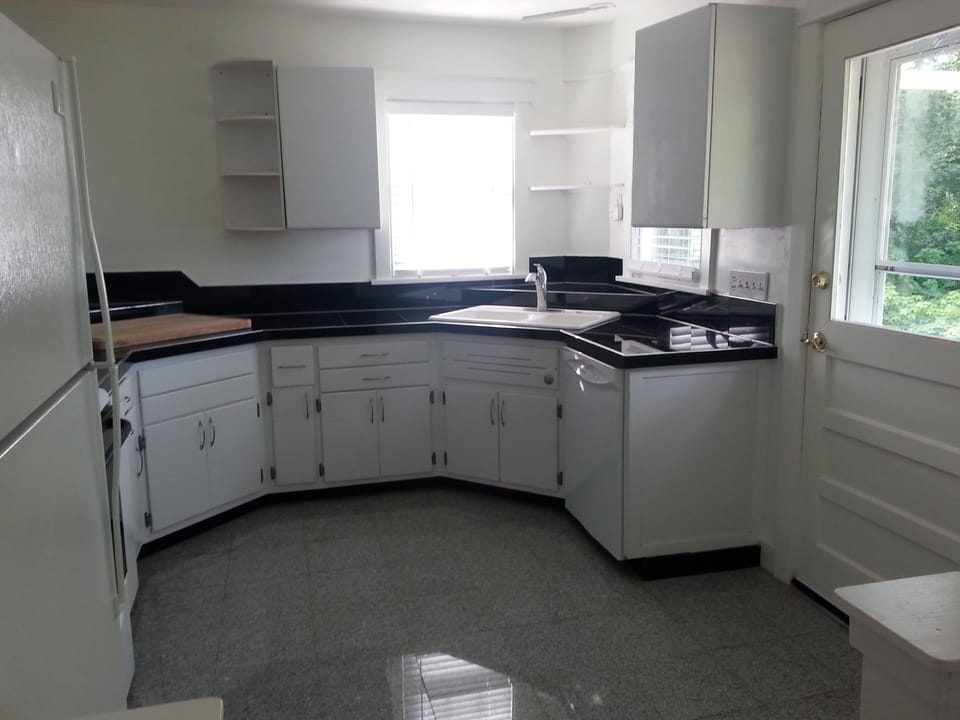 kitchen and back door