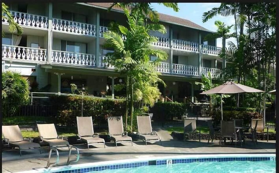 Islander poolside