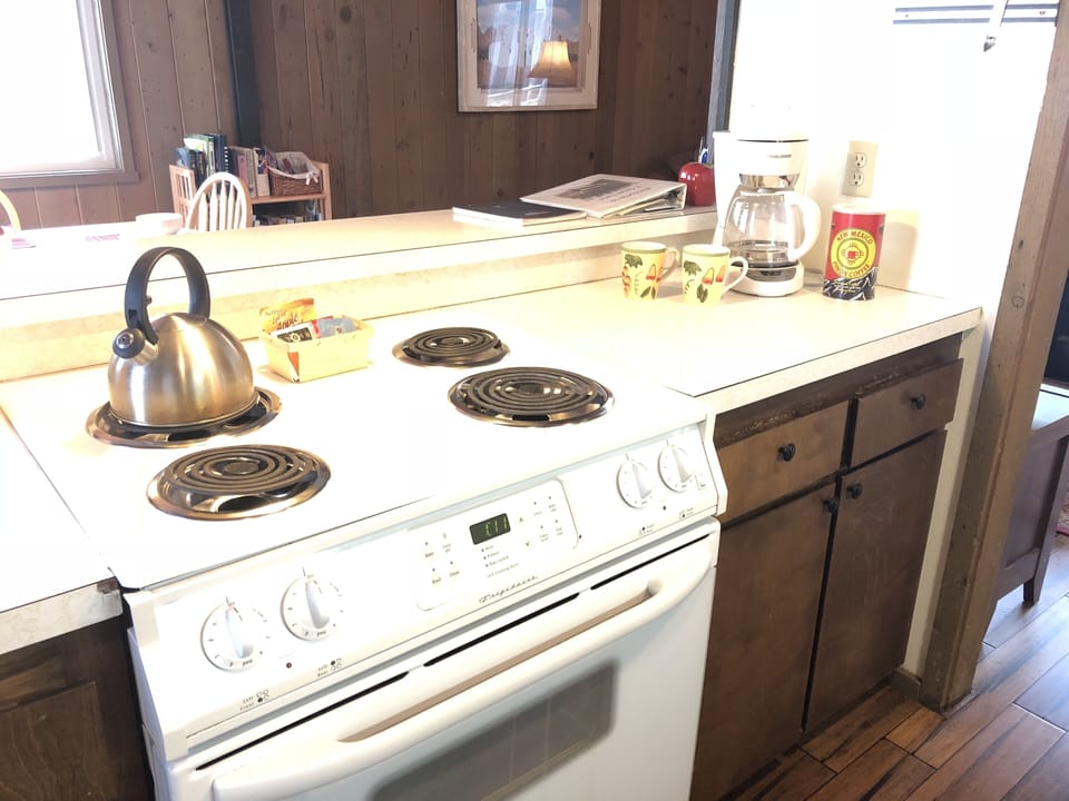 Complimentary coffee and tea. 