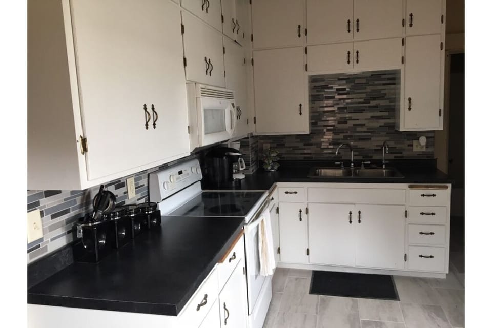 Fully stocked kitchen