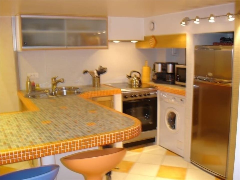 Kitchen has all needed amenities