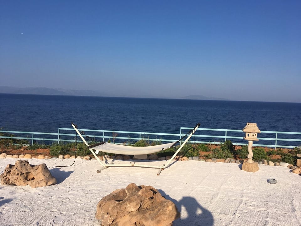 Sea and stone garden