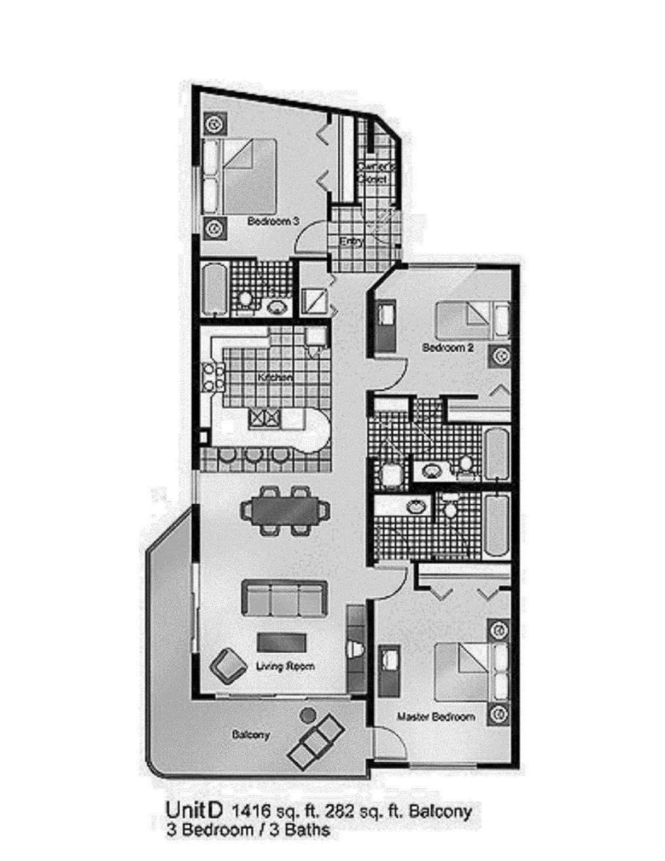Floor Plan of unit
