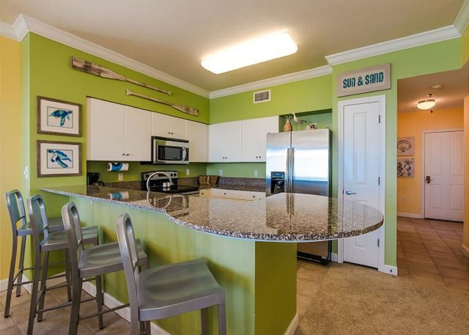 Remodeled kitchen fully equipped with all items needed for a family meal