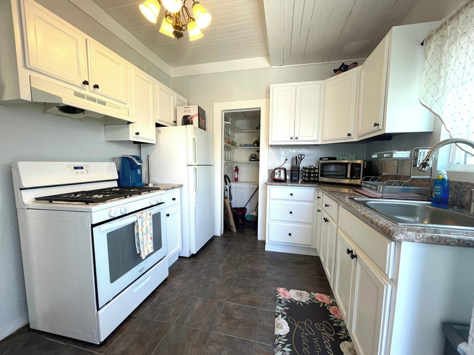Kitchen from back door