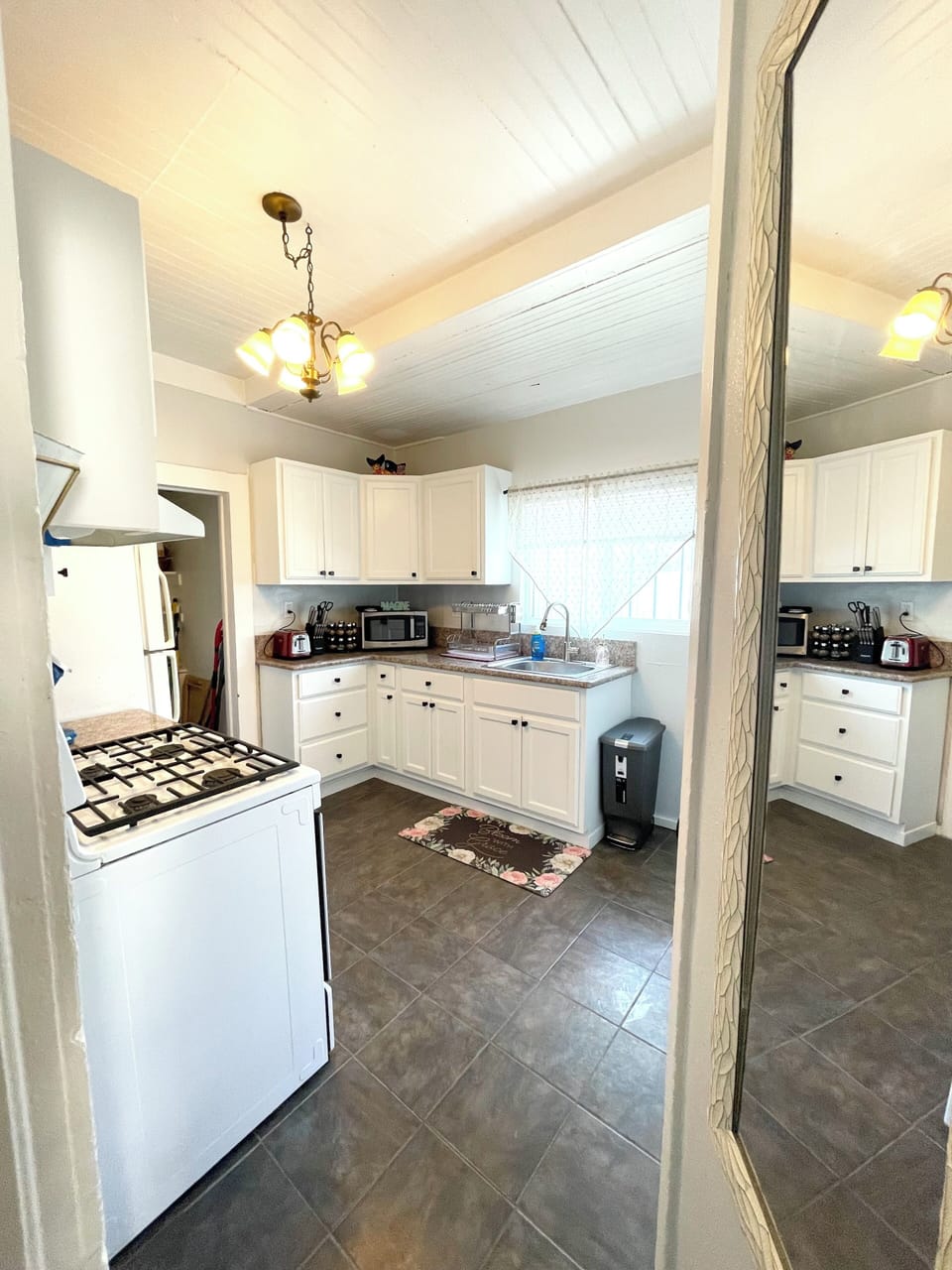 Kitchen view from living room