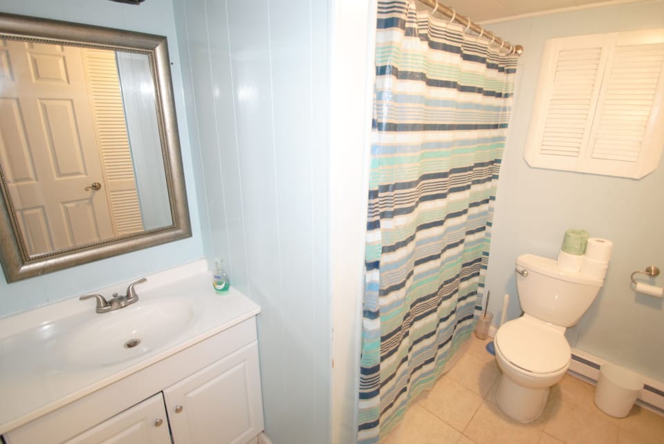 New Bathroom with washer/dryer 