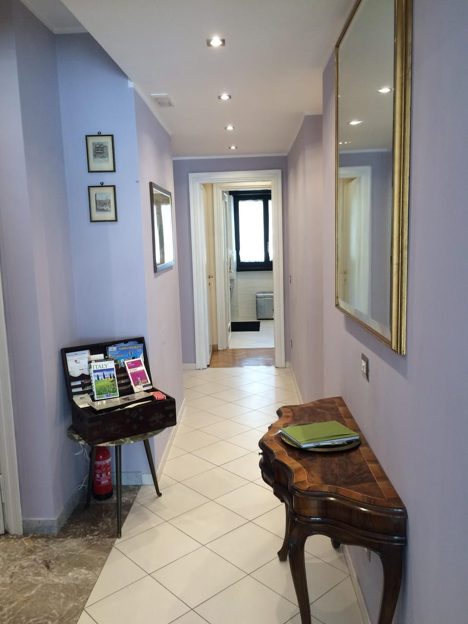 corridor to the rooms