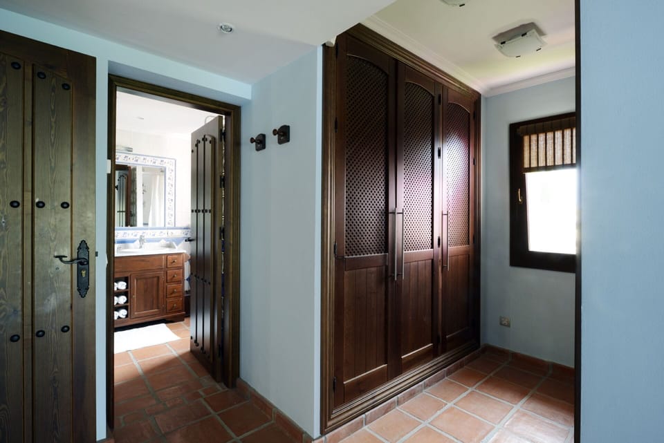 Wardrobe in the bedroom.