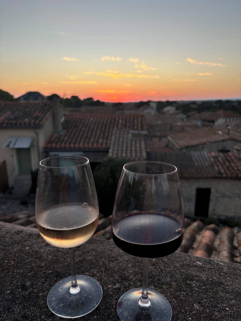 Finish your day with a refreshing glass of wine from the Languedoc region.