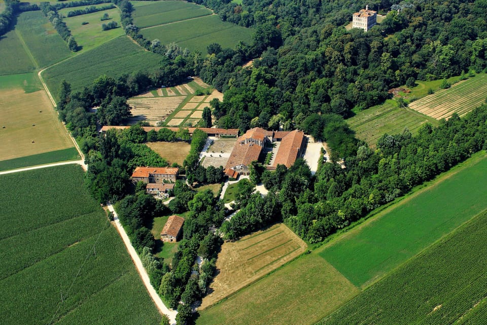 Farmhouse from above
