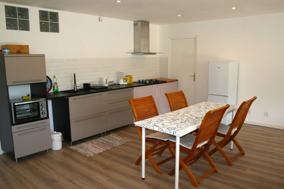 Open plan kitchen 