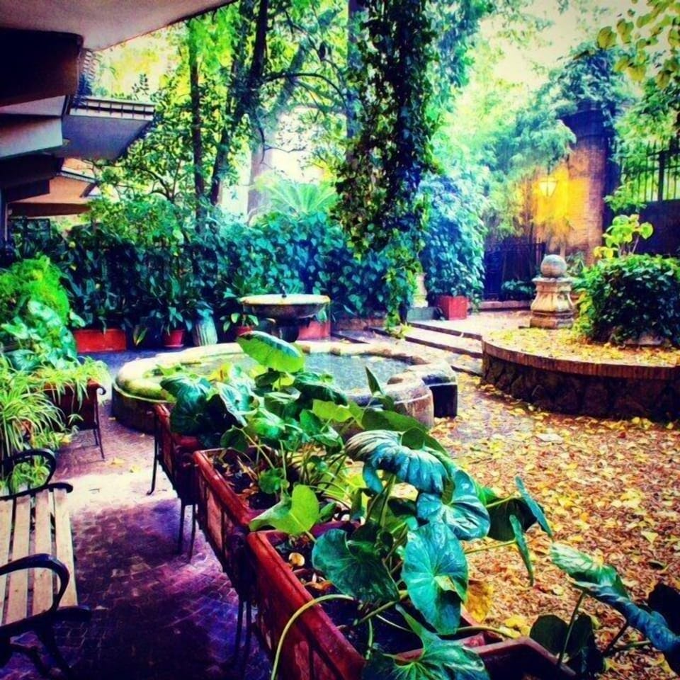 garden, outdoor, private patio