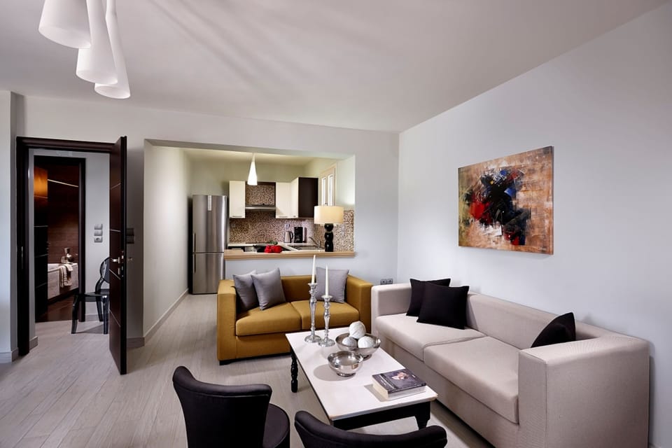 living room and kitchen 