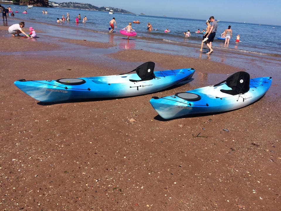 Learn to Kayak or hire from Reach Outdoors at Goodrington Beach 