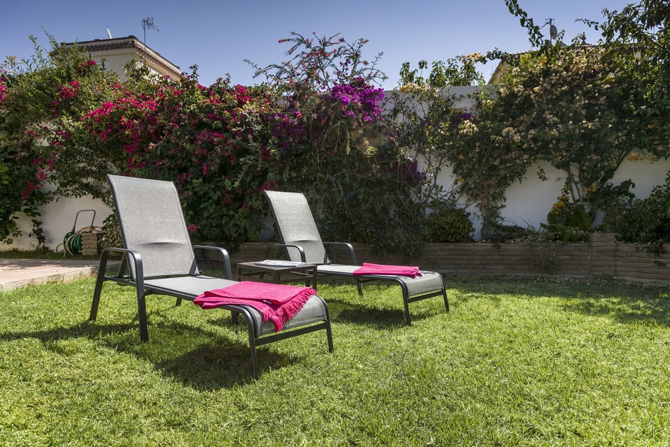 Garden sunbathing 