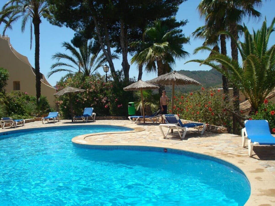 Pool next to our villa