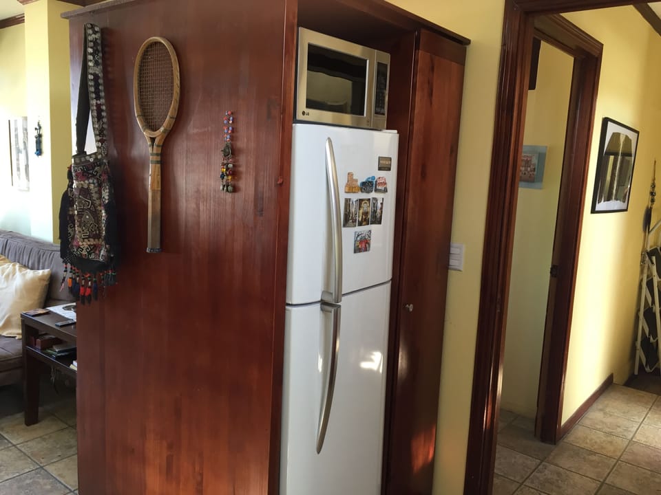 Refrigerator, microwave