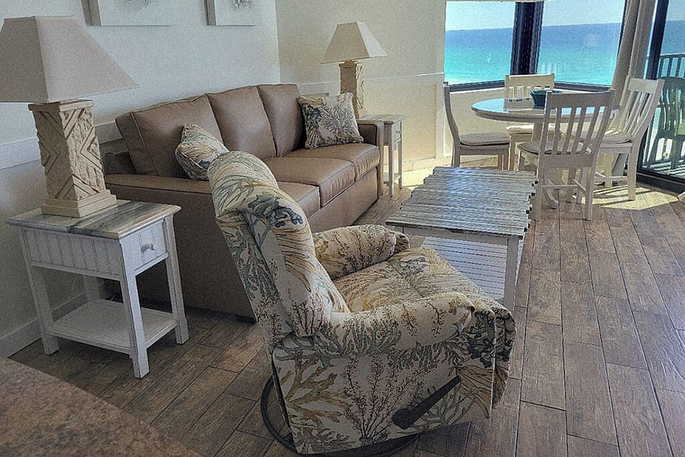 Sofabed and Swivel Recliner.