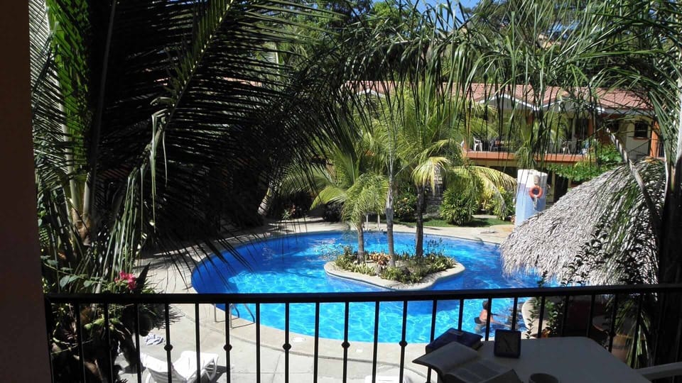 View from balcony.