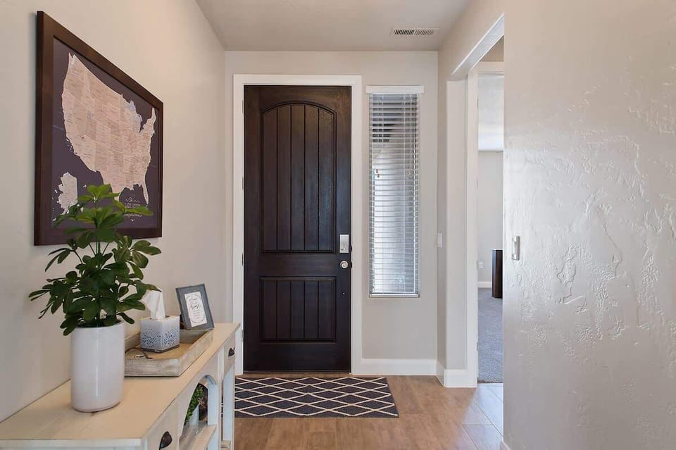 Beautiful entrance to the home