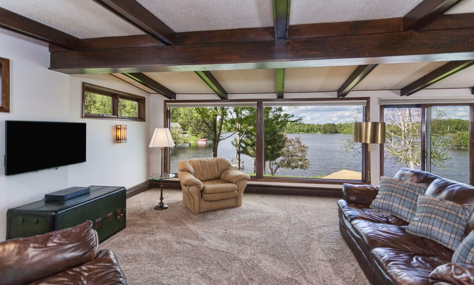 Living room with great pillows