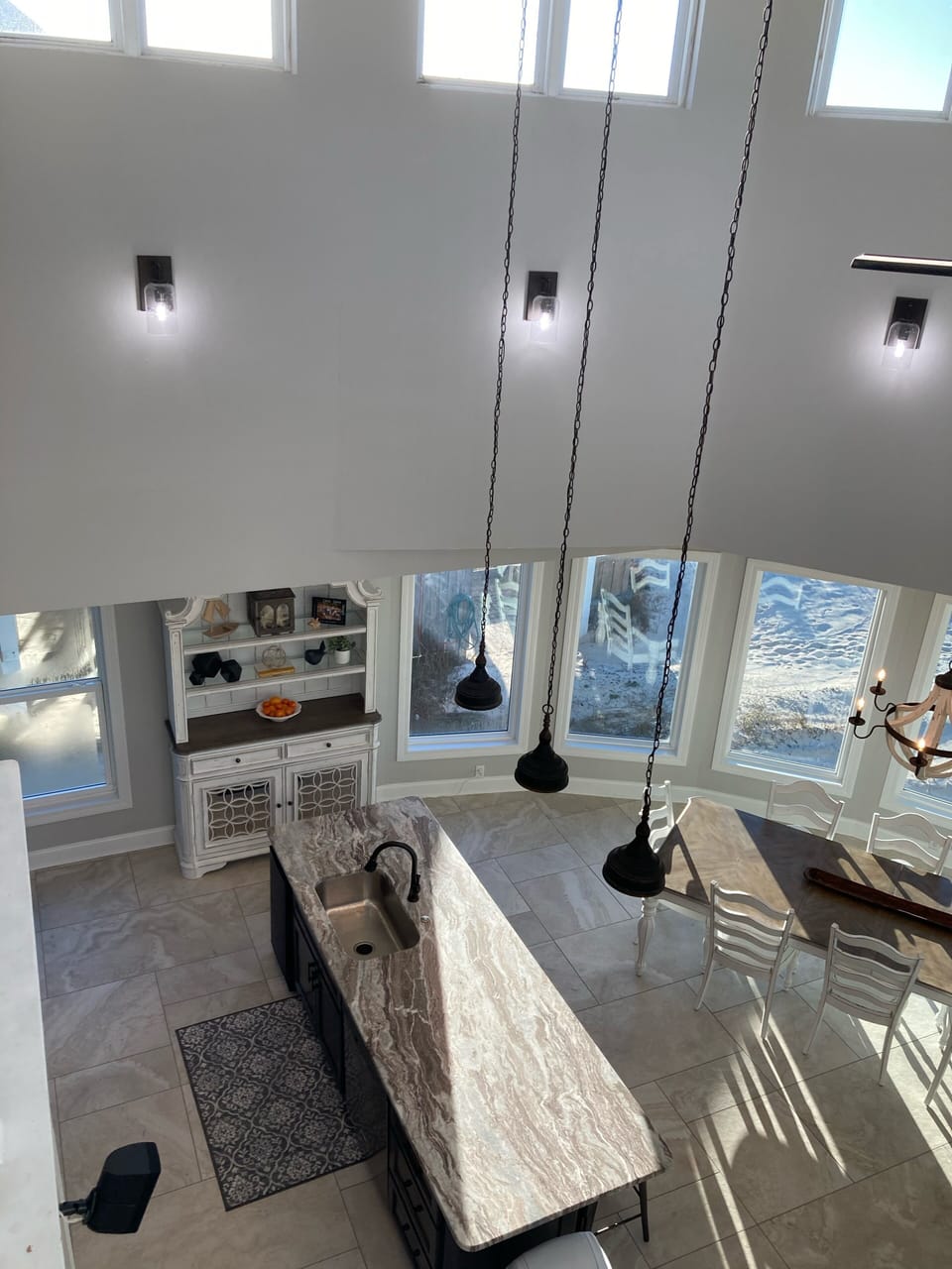 view from the landing