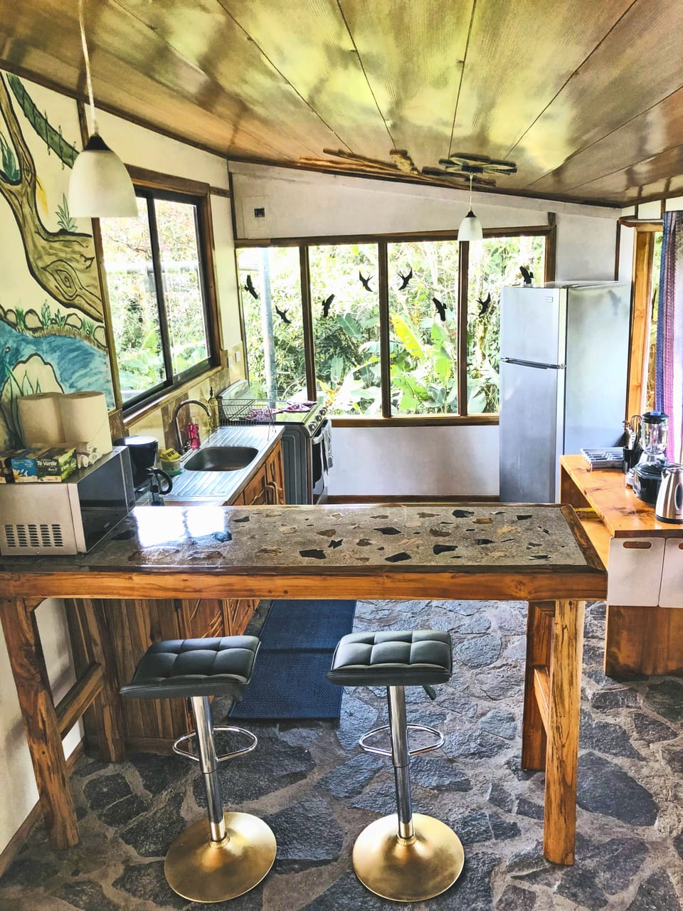 Kitchen area.