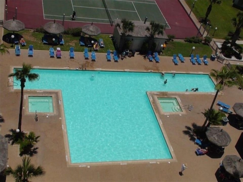 One of the largest swimming pool on the island