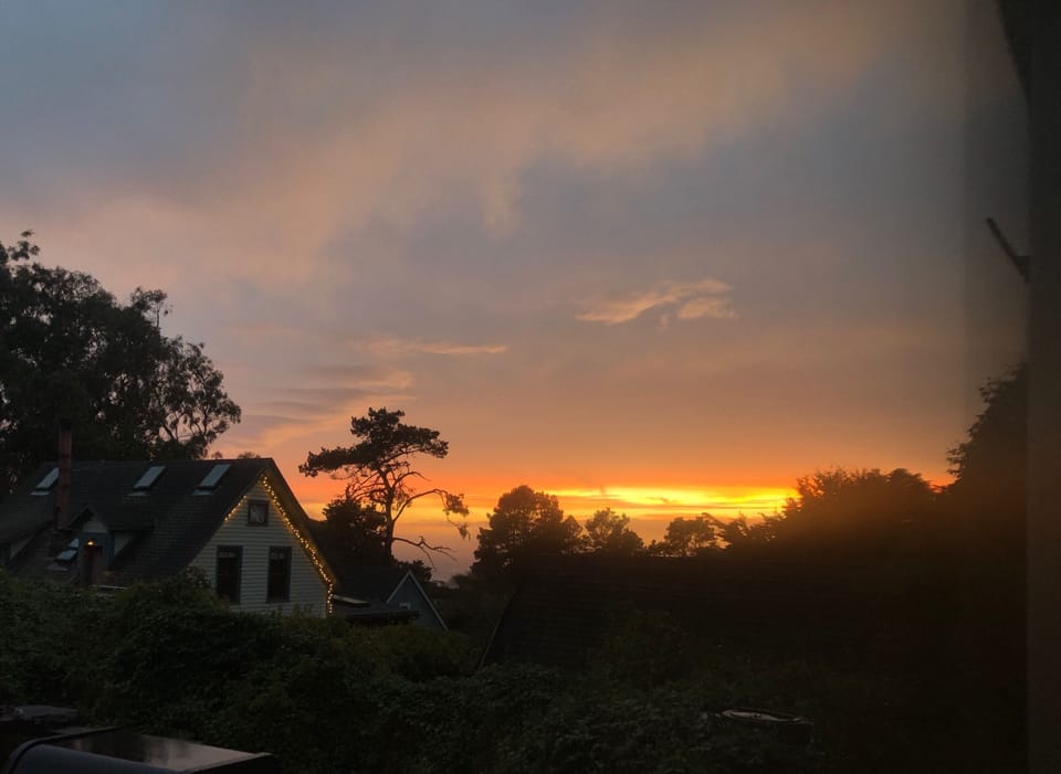 Sunset from the Deck