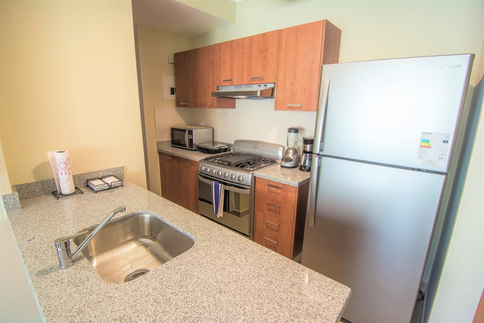 The open kitchen
