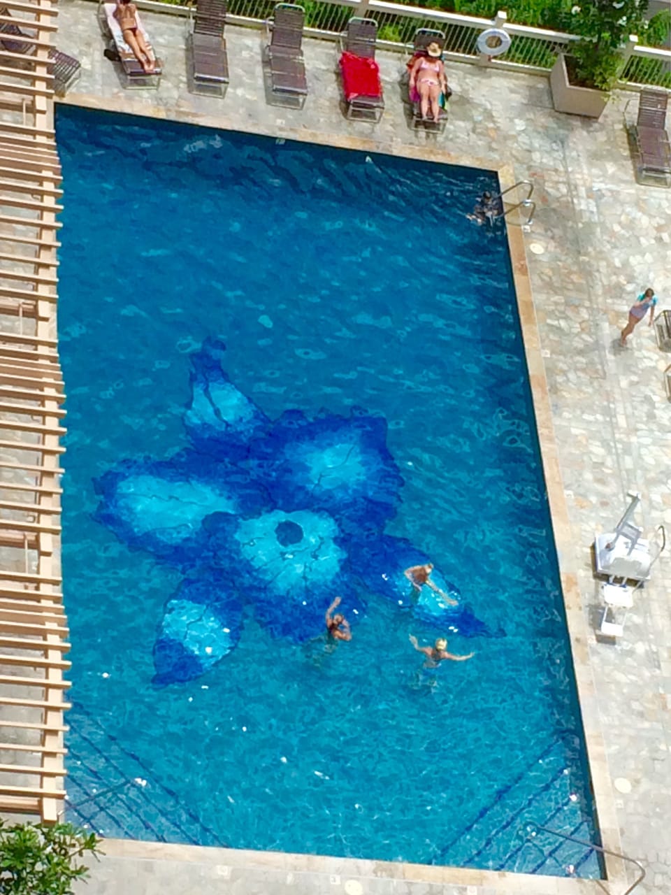 Big pool in the building 