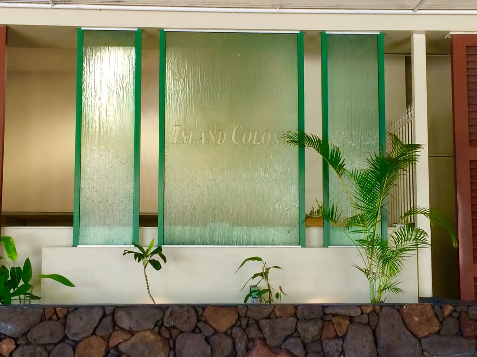 Entrance of Island Colony resort Hotel