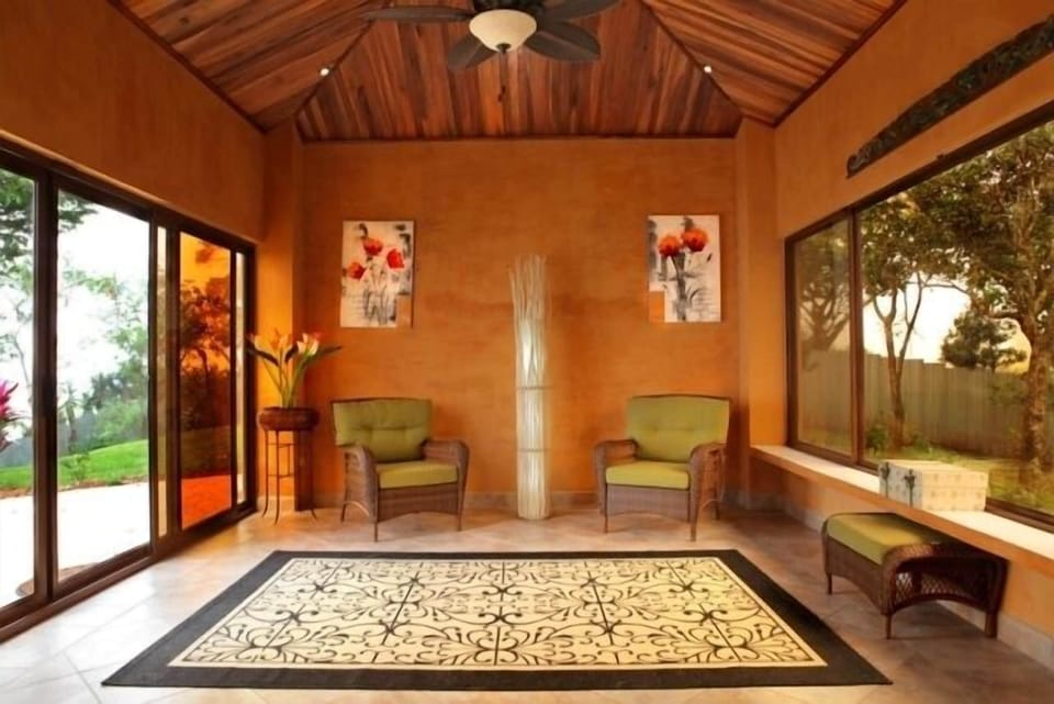 Your reading room cooled by mountain breezes