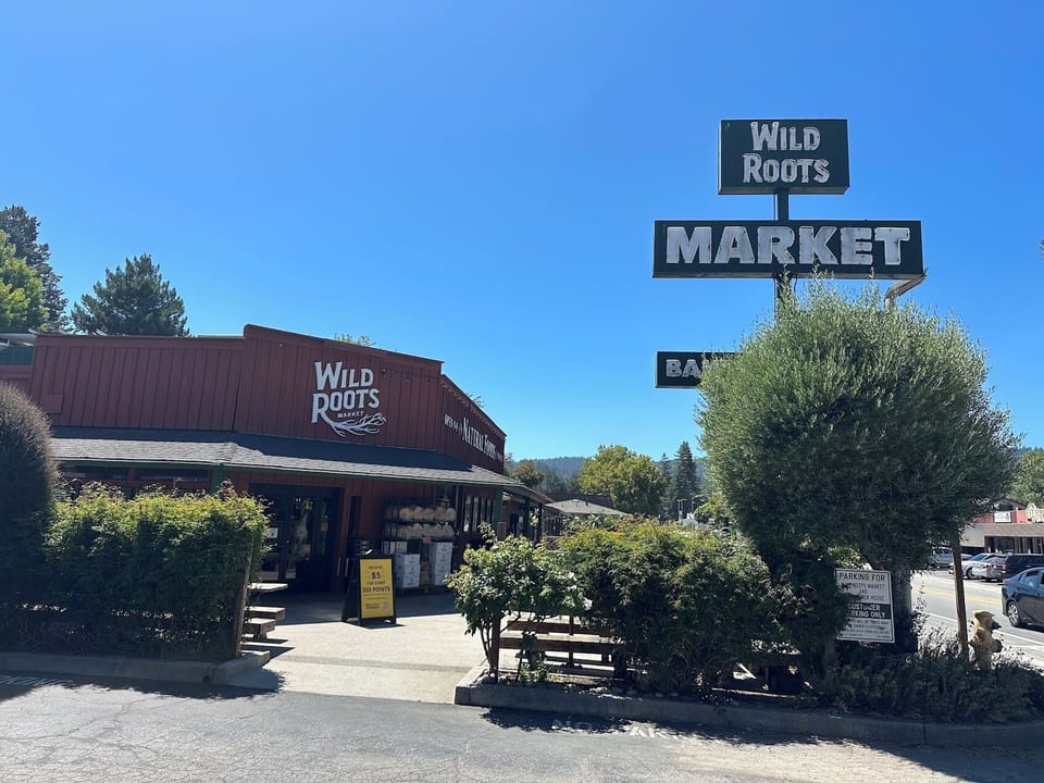 This is an small grocery store about 5 minutes away. 