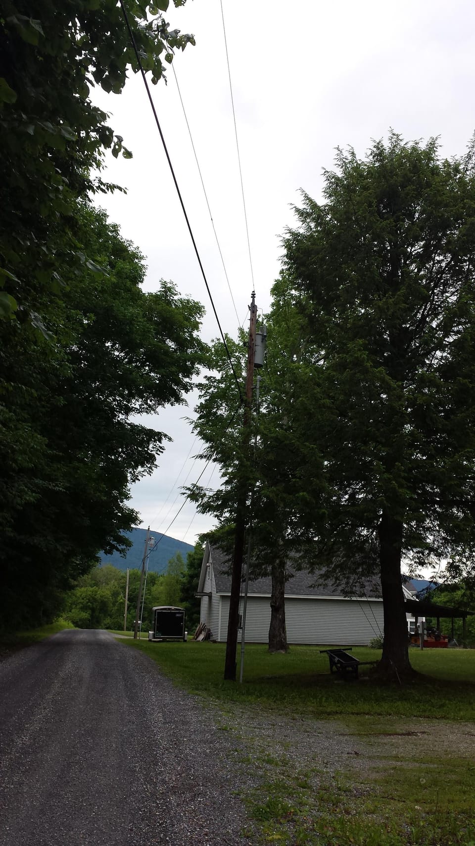 Secluded Road within walking distance to the Lye Brook Falls trail