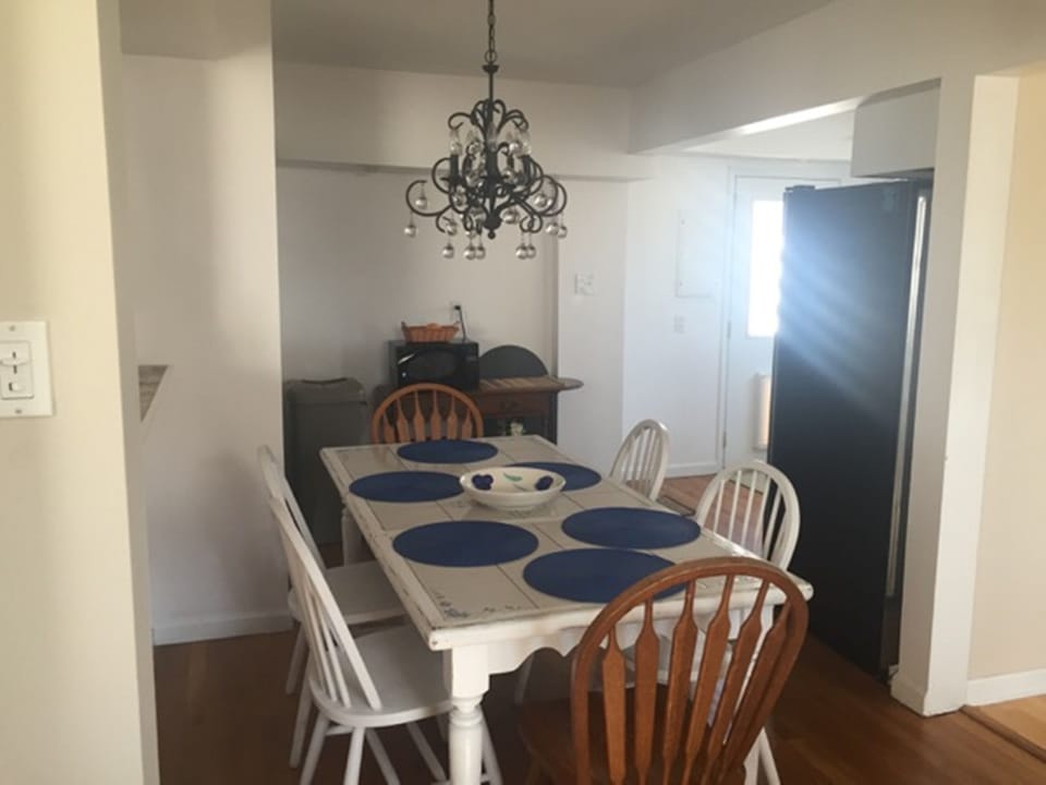 Gather around the table for coffee and conversation. 