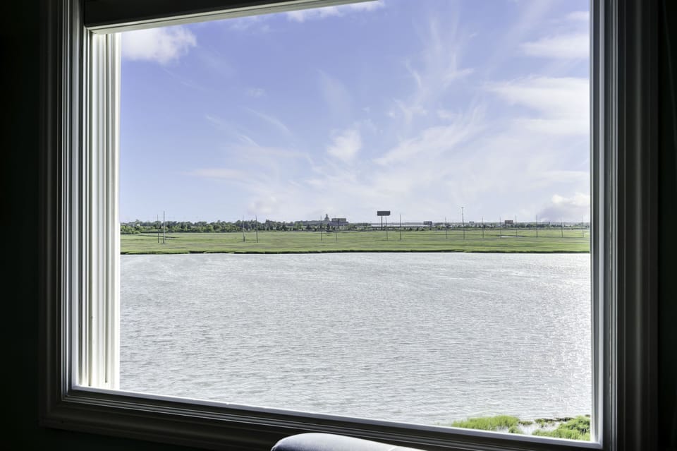 view from the chill/game room