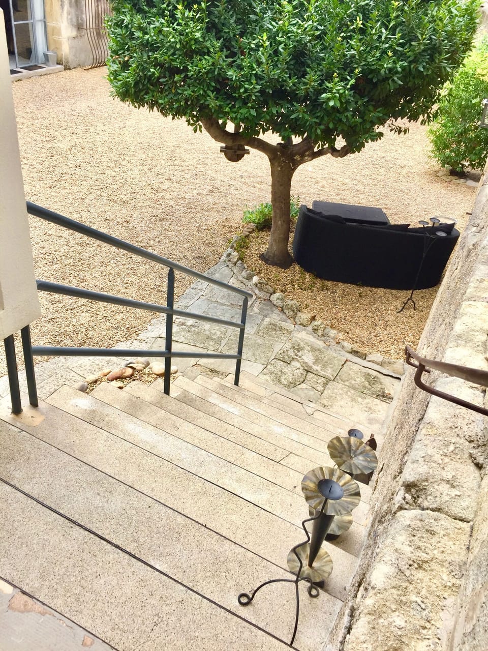 the staircase